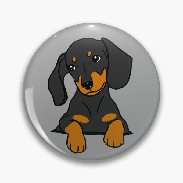 Item preview, Dachshund Puppy in Your Pocket Grey designed and sold by Reiyankhairina.