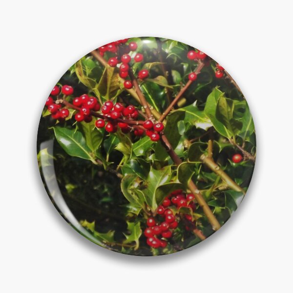 Item preview, Holly with berries designed and sold by Joanne Babb.