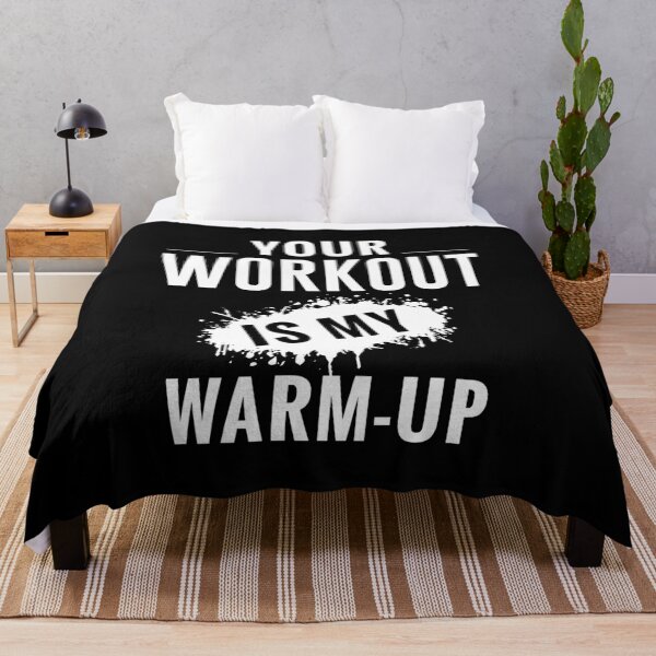 Item preview, Your Workout Is My Warmup - CrossFit Workout Gym Design designed and sold by RXThread.