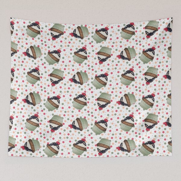 Item preview, Cupcake confetti pattern designed and sold by Between Clouds.