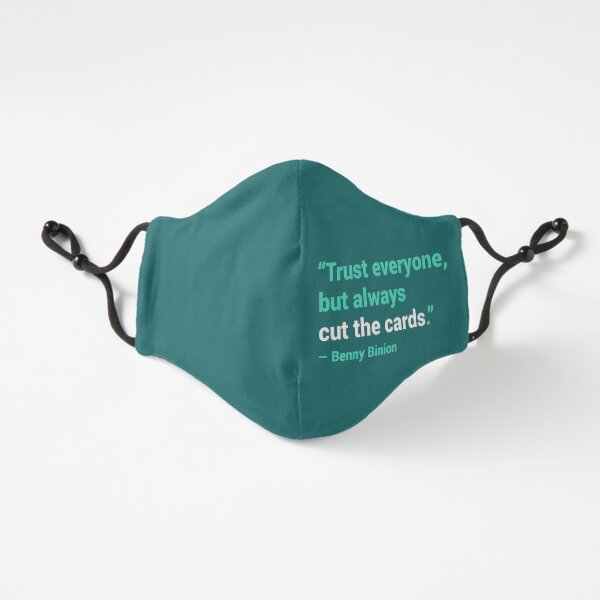 Trust everyone, but always cut the cards. – Benny Binion Fitted 3-Layer