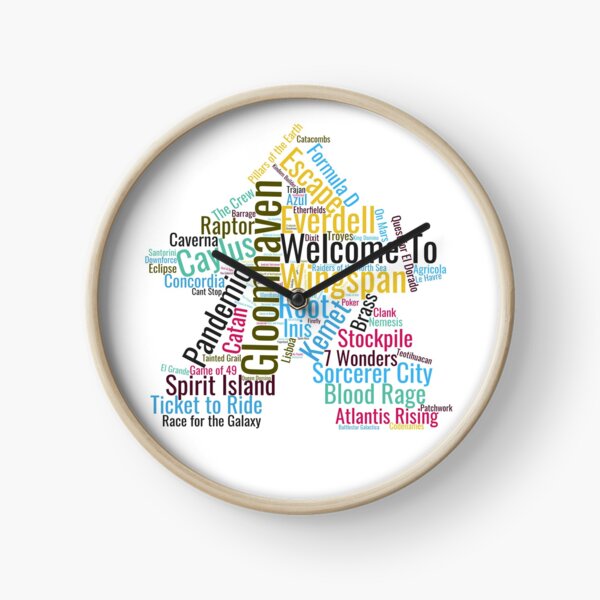 Meeple Art for Board Gamers - Gloomhaven, Wingspan Clock
