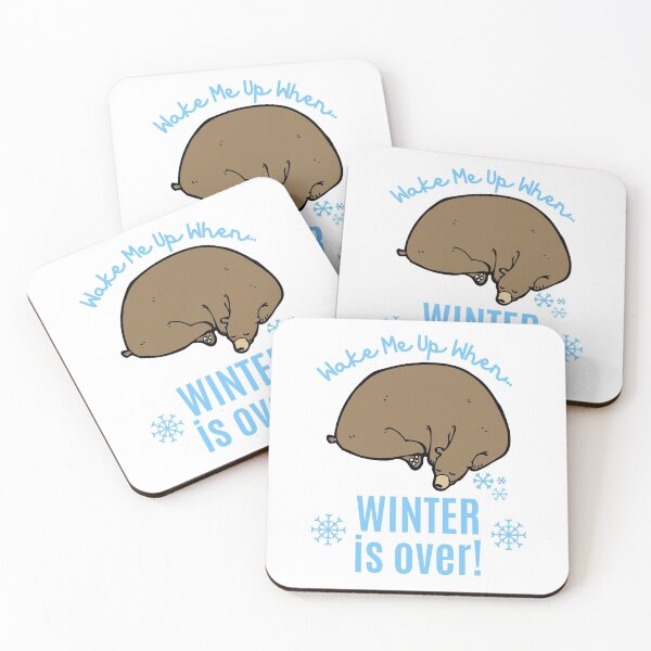 Item preview, Wake Me Up When Winter Is Over designed and sold by Ndigwan.