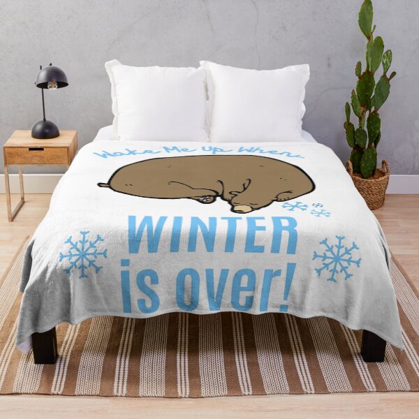 Item preview, Wake Me Up When Winter Is Over designed and sold by Ndigwan.