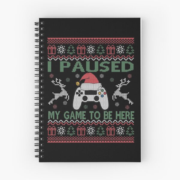 Item preview,  I Paused My Game To Be Here Ugly Christmas Sweater Gamer  designed and sold by HeroTee.