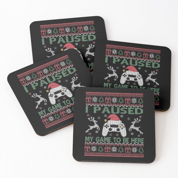 Item preview,  I Paused My Game To Be Here Ugly Christmas Sweater Gamer  designed and sold by HeroTee.