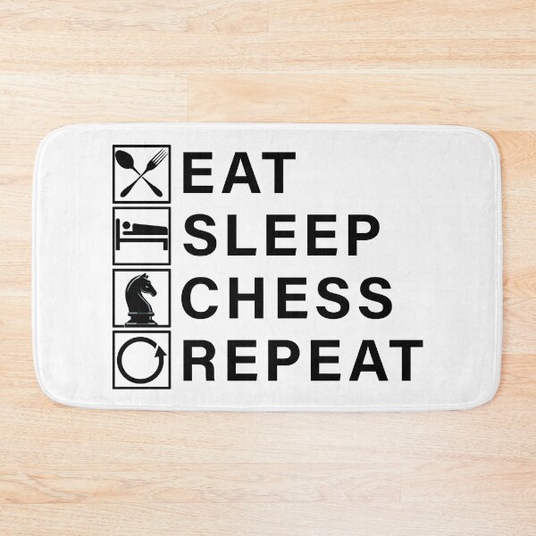 Item preview, Eat Sleep Chess Repeat designed and sold by Adel Qasem.