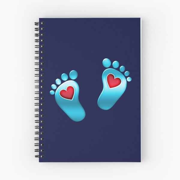 Item preview, Baby, boy, baby feet, footprint, hearts designed and sold by boom-art.
