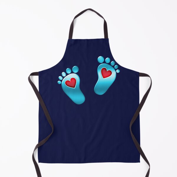 Item preview, Baby, boy, baby feet, footprint, hearts designed and sold by boom-art.