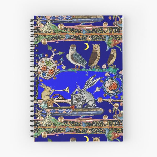 Item preview, WEIRD MEDIEVAL BESTIARY MAKING MUSIC, Three Owls And Night Concert of Rabbits designed and sold by BulganLumini.