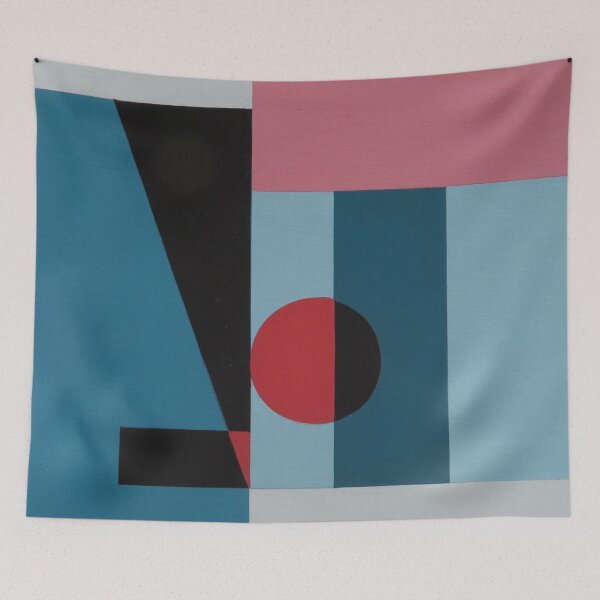 Item preview, Geometric Letter series - Berry Mint 'H' designed and sold by letterallsorts.