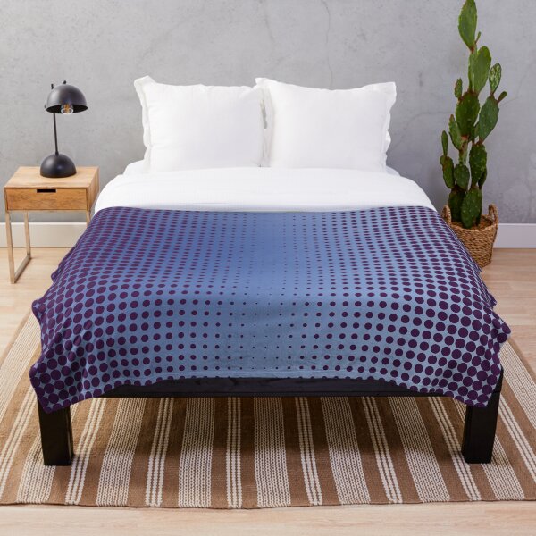 Aperçu de l'œuvre Joli motif de demi-teintes bleu à violet créée et vendue par EviCreates.
