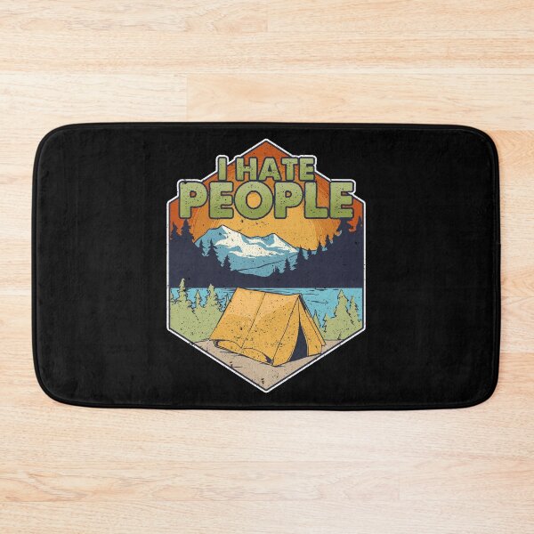 Item preview, Cute & Funny I Hate People Camping In Nature Pun designed and sold by perfectpresents.