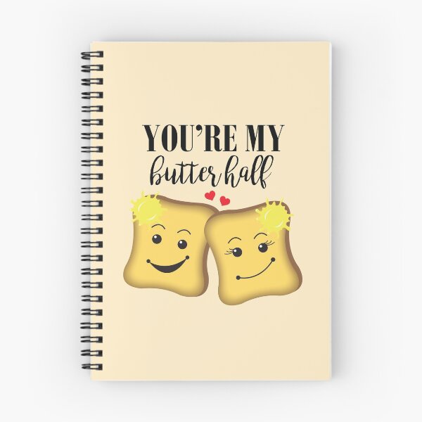 Item preview, You're My Butter Half Funny Food Pun designed and sold by HotHibiscus.
