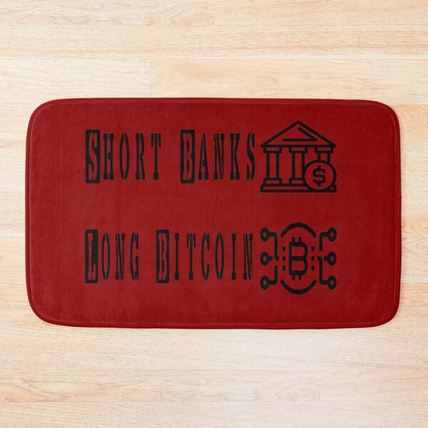Item preview, Short Banks Long Bitcoin designed and sold by shaynetwright.