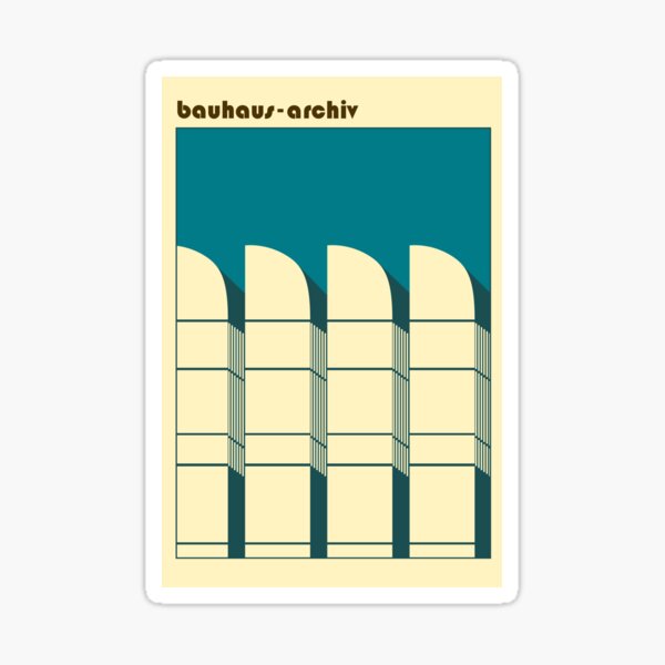 Bauhaus Archiv # 60 Sticker