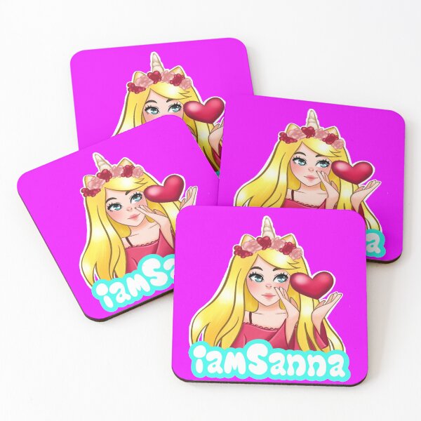 Item preview, iamSanna Loves Unicorns NEON PINK designed and sold by Totkisha1.