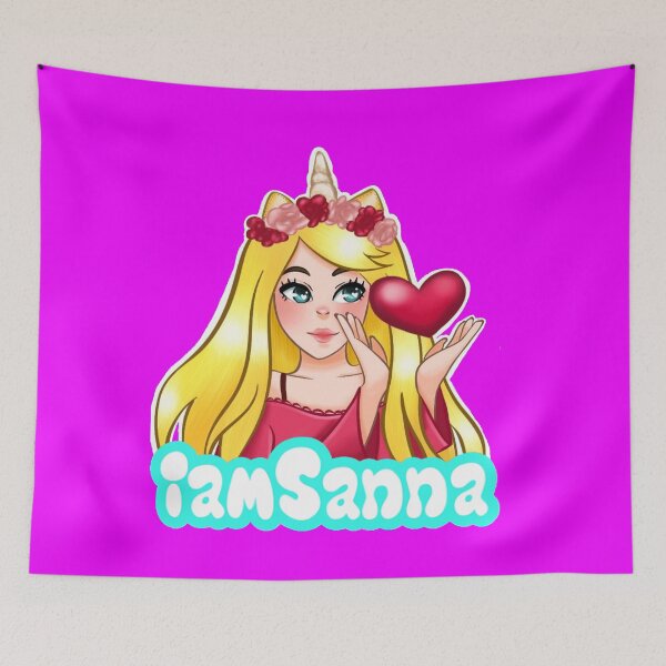 Item preview, iamSanna Loves Unicorns NEON PINK designed and sold by Totkisha1.