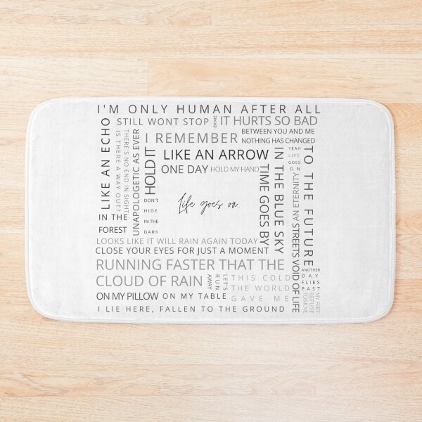 Item preview, Life goes on inspired print (black text) designed and sold by AlexiaArts.