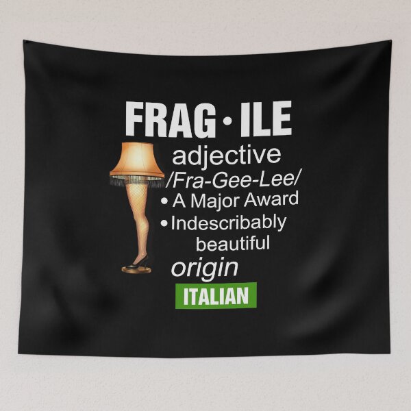 Item preview, Christmas Leg Lamp Fragile Definition Funny Major Award designed and sold by EleanorWilliamD.