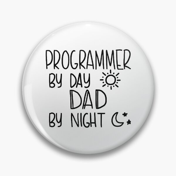 Item preview, Programmer by Day Dad By night (black font) designed and sold by Adaptixstudio.