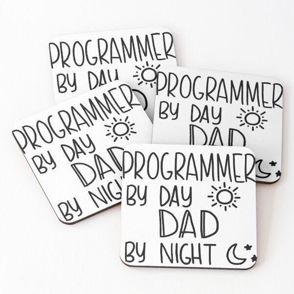 Item preview, Programmer by Day Dad By night (black font) designed and sold by Adaptixstudio.
