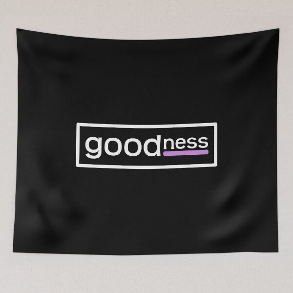 Item preview, Goodness Word Typography designed and sold by LoveLifeRandom.