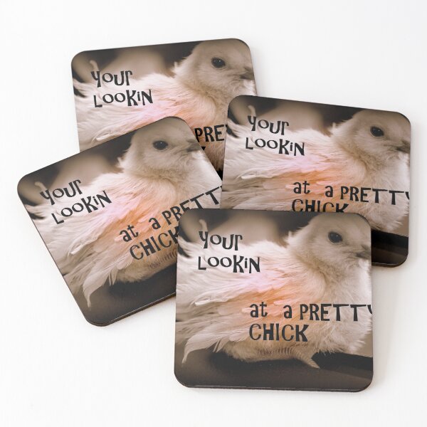 Item preview,  YOUR LOOKING AT AT A PRETTY CHICK , FRIZZLED CHICK PIC  designed and sold by Opalbluerose.