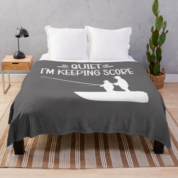Item preview, Quiet I'm Keeping Score Funny Fishing designed and sold by ByTekk.