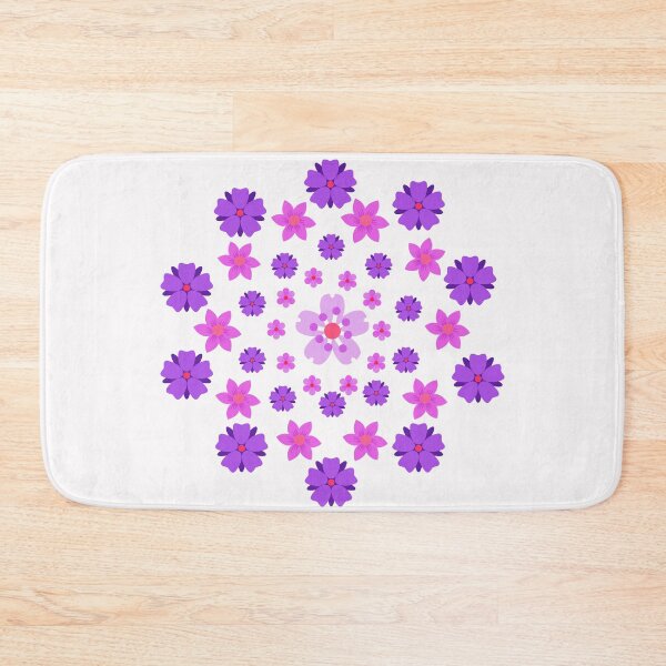 Item preview, Purple Flower Mandala  designed and sold by BohoMoon.