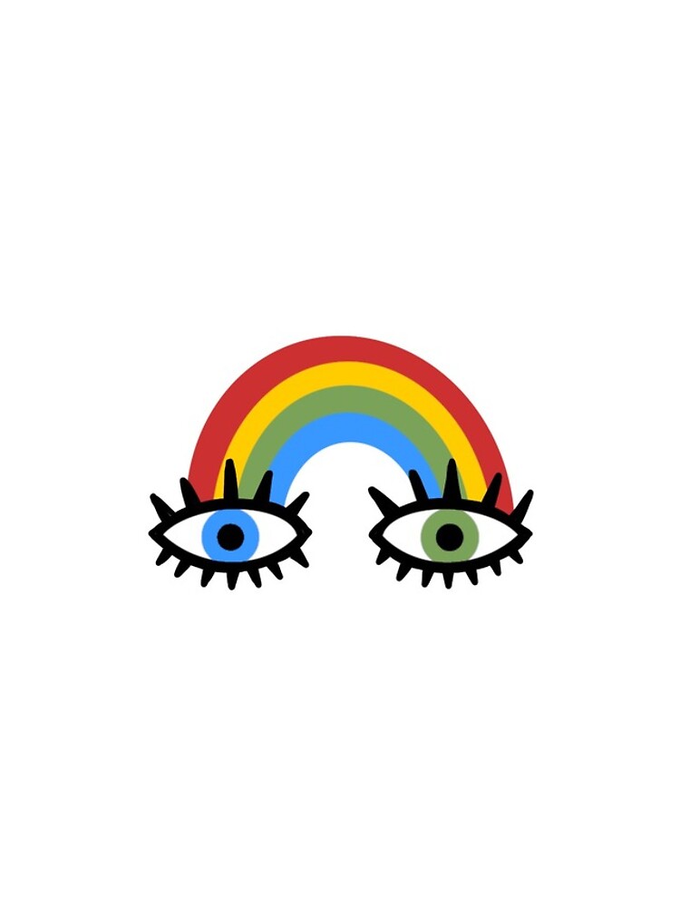 Thumbnail 4 of 4, iPhone Case, rainbow eyes designed and sold by MugDesignStore.