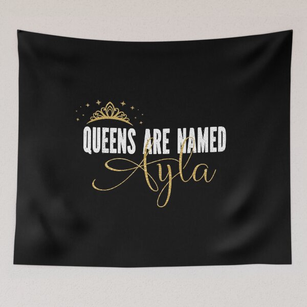 Item preview, Queens Are Named Ayla Personalized First Name Girl product designed and sold by Grabitees.