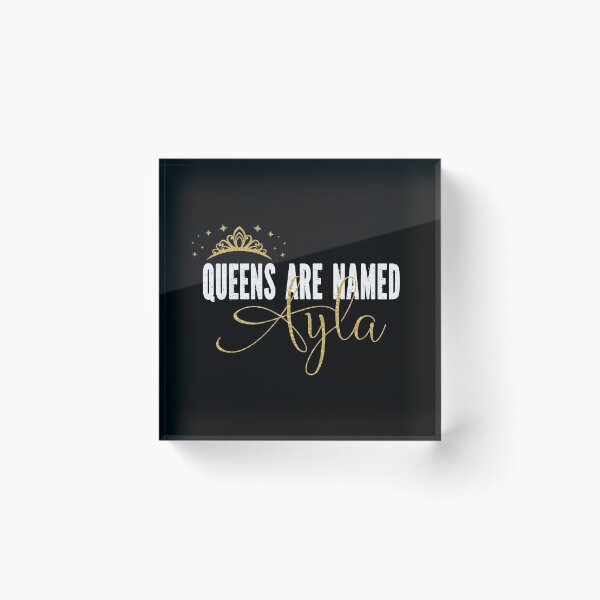 Item preview, Queens Are Named Ayla Personalized First Name Girl product designed and sold by Grabitees.