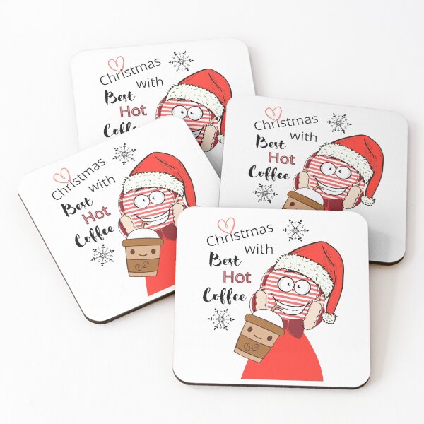 Item preview, Christmas With Best Hot Coffee designed and sold by OMdesign10.