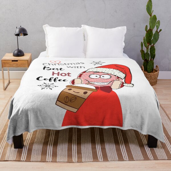 Item preview, Christmas With Best Hot Coffee designed and sold by OMdesign10.
