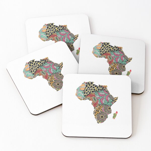 Item preview, Africa Map, African Pattern, Animal Skin, traditional Style designed and sold by Houevo Olga Anihouanou.