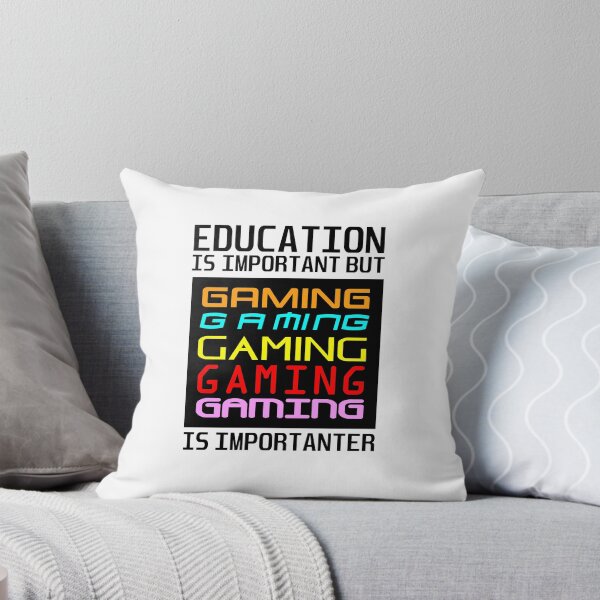 Item preview, Education is important but gaming is importanter designed and sold by aktiveaddict.