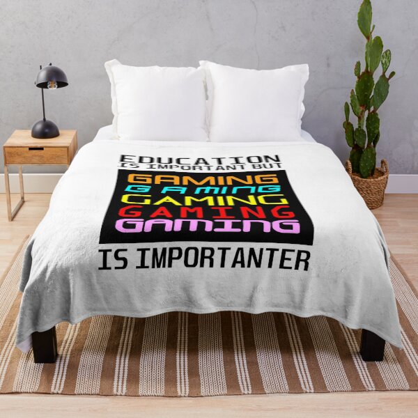 Item preview, Education is important but gaming is importanter designed and sold by aktiveaddict.