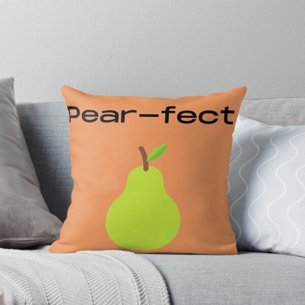 Item preview, perfect pearfect fruit pun designed and sold by Felicity-K.