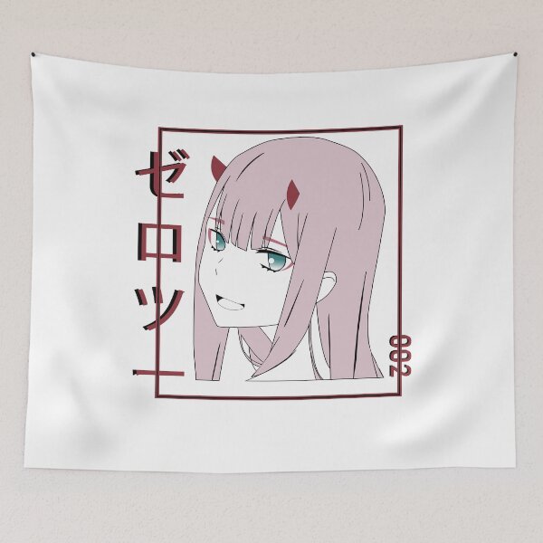 Item preview, anime darling in the franxx zero two 002 designed and sold by lonelyweebshop.