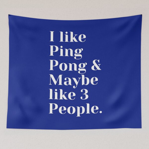 Item preview, I Like Ping Pong and Maybe Like 3 people designed and sold by dacdibac.