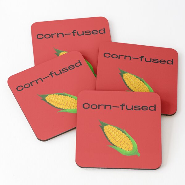 Item preview, Cornfused confused vegetable pun designed and sold by Felicity-K.