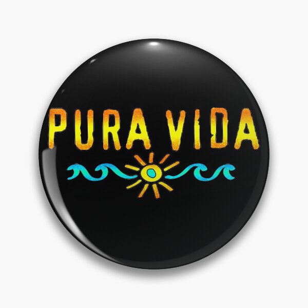 Item preview, Aqui Todo Pura Vida!, Pura Vida, Good Vibes, Costa Rica, sun, waves, surfing designed and sold by boom-art.