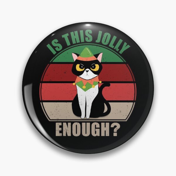 Item preview, Is This Jolly Enough - Christmas Cat designed and sold by Giacob.