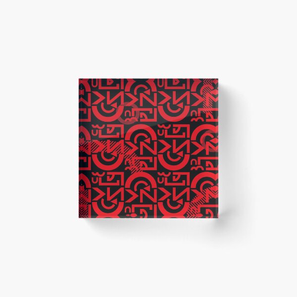 Item preview, Red geometric letters  designed and sold by Md1982.