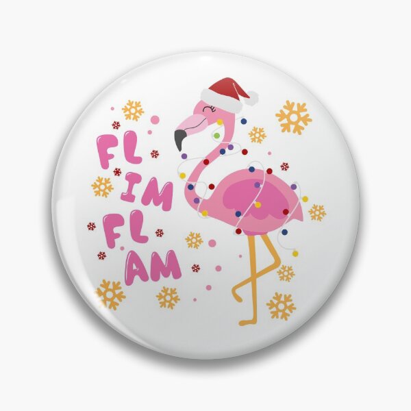 Artikelvorschau, Flim Flam Flamingo Christmas entworfen und verkauft von meggydesigns.