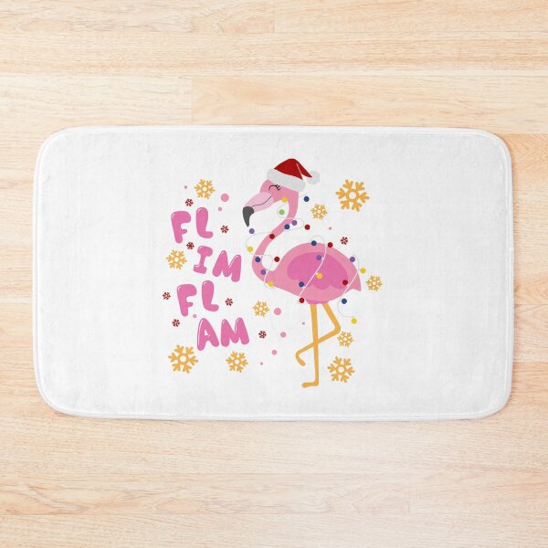 Item preview, Flim Flam Flamingo Christmas designed and sold by meggydesigns.