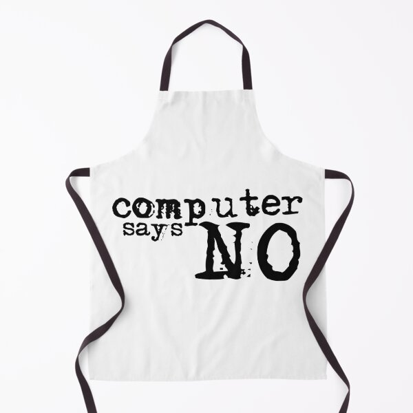 Item preview, Computer says no - Black designed and sold by Strawberry Spiced Designs.