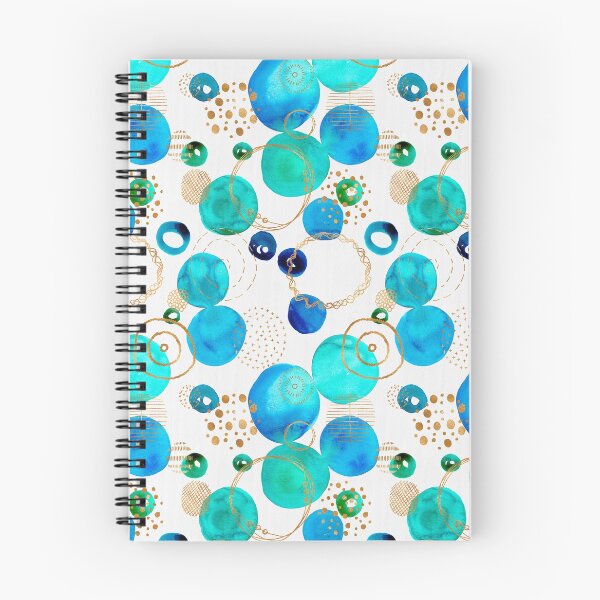 Item preview, Teal and Gold Circles designed and sold by RebeccaFlaherty.