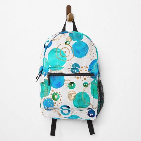 Item preview, Teal and Gold Circles designed and sold by RebeccaFlaherty.